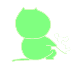 Cat playing sticker #5375942