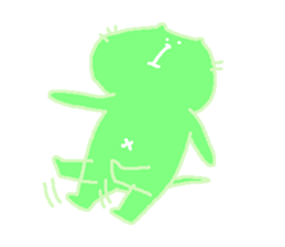 Cat playing sticker #5375945