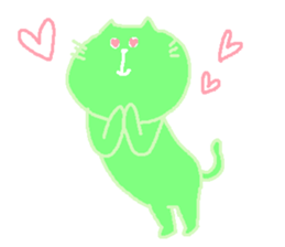 Cat playing sticker #5375949