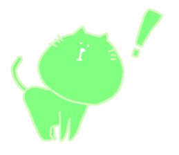 Cat playing sticker #5375953