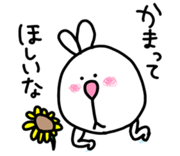 rabbit is not busy sticker #5376170