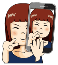 99 Points Girl sticker #5376559