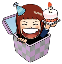 99 Points Girl sticker #5376566