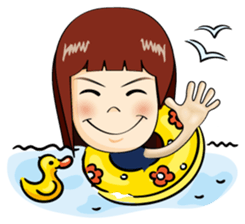 99 Points Girl sticker #5376581