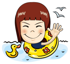 99 Points Girl sticker #5376581