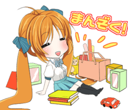 Daily life of the girl sticker #5376878