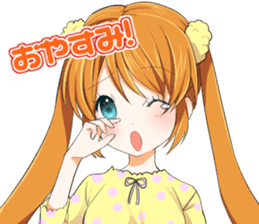 Daily life of the girl sticker #5376883