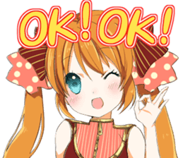 Daily life of the girl sticker #5376889