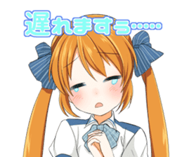 Daily life of the girl sticker #5376892