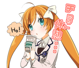 Daily life of the girl sticker #5376896