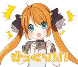 Daily life of the girl sticker #5376898