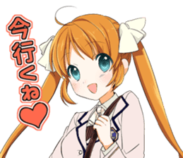 Daily life of the girl sticker #5376901