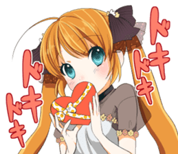 Daily life of the girl sticker #5376905