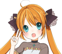 Daily life of the girl sticker #5376906