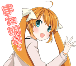 Daily life of the girl sticker #5376911