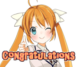 Daily life of the girl sticker #5376915