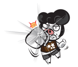 Emo Piggy sticker #5377378