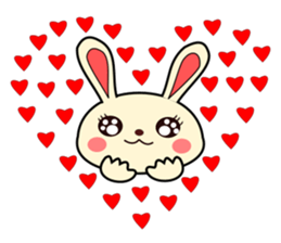 a rabbit called "MIMIPON" ver.2 sticker #5378295