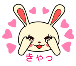 a rabbit called "MIMIPON" ver.2 sticker #5378296