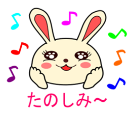 a rabbit called "MIMIPON" ver.2 sticker #5378297