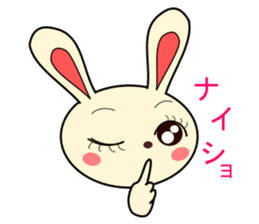 a rabbit called "MIMIPON" ver.2 sticker #5378299