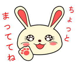 a rabbit called "MIMIPON" ver.2 sticker #5378306