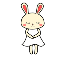 a rabbit called "MIMIPON" ver.2 sticker #5378307