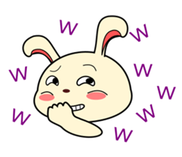 a rabbit called "MIMIPON" ver.2 sticker #5378311