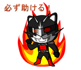 Justice Kitty VS Pink Bare Darkside sticker #5378340