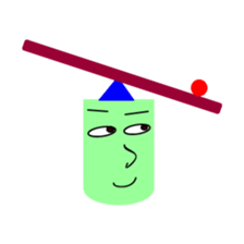 Balance-man sticker #5380476