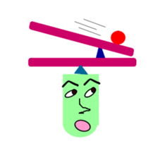 Balance-man sticker #5380489