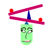 Balance-man sticker #5380491