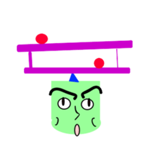 Balance-man sticker #5380509