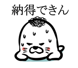 Perm of fur seal sticker #5380929