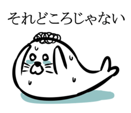 Perm of fur seal sticker #5380942