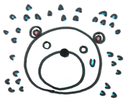 Polar bear to the excuse. sticker #5381279