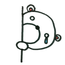 Polar bear to the excuse. sticker #5381294