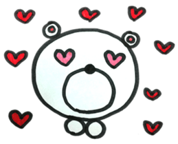 Polar bear to the excuse. sticker #5381307