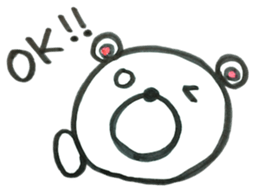 Polar bear to the excuse. sticker #5381314