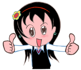 Cool Pretty  Girl - Abee sticker #5381316