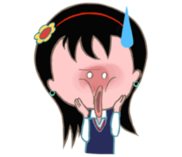 Cool Pretty  Girl - Abee sticker #5381317