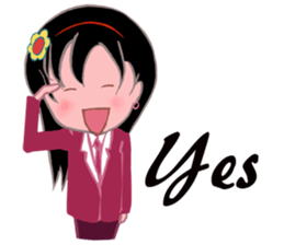 Cool Pretty  Girl - Abee sticker #5381334