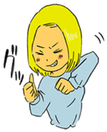 Thirty girl sticker #5381919