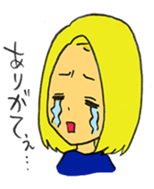 Thirty girl sticker #5381923