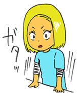 Thirty girl sticker #5381930