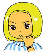 Thirty girl sticker #5381931