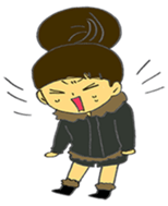 Thirty girl sticker #5381944