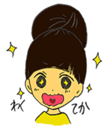 Thirty girl sticker #5381946