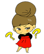 Thirty girl sticker #5381952