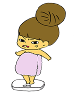 Thirty girl sticker #5381954